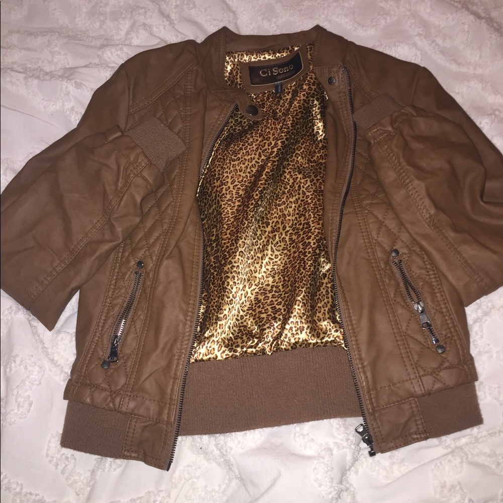 Ci Sono brown jacket by Cavalini